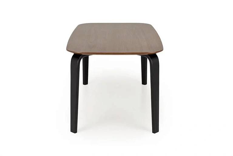 Стол обеденный HALMAR PEDRO орех/черный 160/90