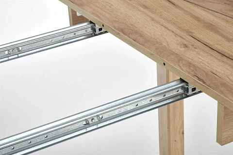 Стол обеденный HALMAR RINGO дуб крафт/дуб крафт 102-142/102